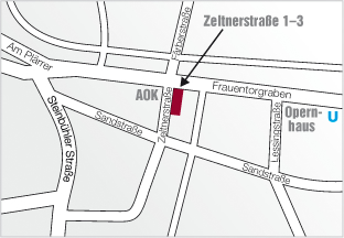 Reisebüro K+N Anfahrt